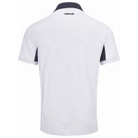 Head Slice Polo Shirt White
